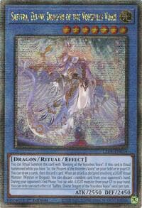 Saffira, Divine Dragon of the Voiceless Voice (Quarter Century Secret Rare): Legacy of Destruction