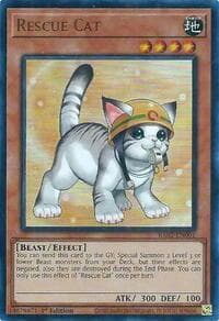 Rescue Cat (Alternate Art) (UR): 25th Anniversary Rarity Collection II
