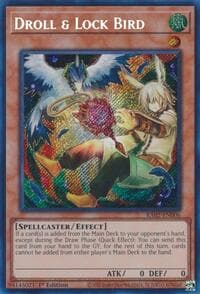 Droll & Lock Bird (Alternate Art) (Secret Rare): 25th Anniversary Rarity Collection II