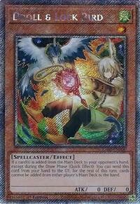 Droll & Lock Bird (Alternate Art) (Platinum Secret Rare): 25th Anniversary Rarity Collection II