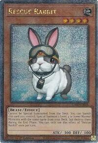 Rescue Rabbit (Quarter Century Secret Rare): 25th Anniversary Rarity Collection II