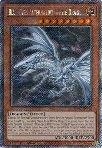Blue-Eyes Alternative White Dragon (Platinum Secret Rare): 25th Anniversary Rarity Collection II