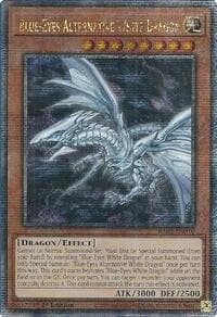 Blue-Eyes Alternative White Dragon (Quarter Century Secret Rare): 25th Anniversary Rarity Collection II