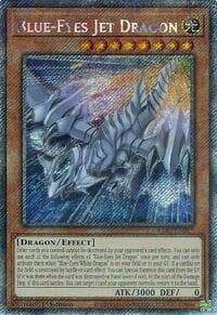 Blue-Eyes Jet Dragon (Platinum Secret Rare): 25th Anniversary Rarity Collection II