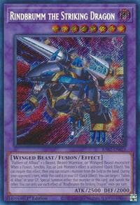 Rindbrumm the Striking Dragon (Secret Rare): 25th Anniversary Rarity Collection II