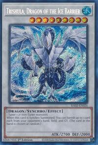 Trishula, Dragon of the Ice Barrier (Secret Rare): 25th Anniversary Rarity Collection II
