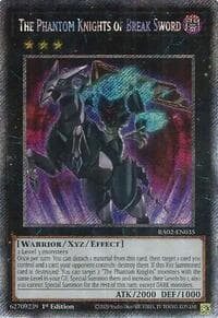The Phantom Knights of Break Sword (Platinum Secret Rare): 25th Anniversary Rarity Collection II