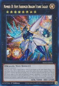 Number 38: Hope Harbinger Dragon Titanic Galaxy (Secret Rare): 25th Anniversary Rarity Collection II