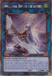 Apollousa, Bow of the Goddess (Alternate Art) (Platinum Secret Rare): 25th Anniversary Rarity Collection II