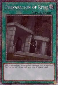 Preparation of Rites (Platinum Secret Rare): 25th Anniversary Rarity Collection II
