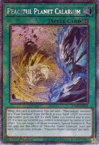 Peaceful Planet Calarium (Platinum Secret Rare): 25th Anniversary Rarity Collection II