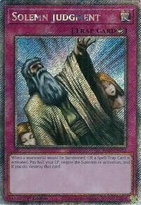 Solemn Judgment (Platinum Secret Rare): 25th Anniversary Rarity Collection II
