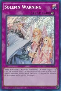 Solemn Warning (Secret Rare): 25th Anniversary Rarity Collection II