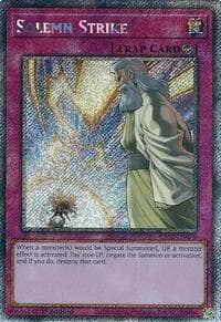 Solemn Strike (Platinum Secret Rare): 25th Anniversary Rarity Collection II
