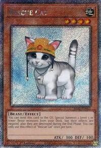 Rescue Cat (Platinum Secret Rare): 25th Anniversary Rarity Collection II