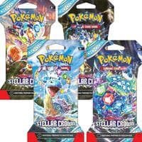 Stellar Crown Sleeved Booster Pack Art Bundle [Set of 4]: Stellar Crown