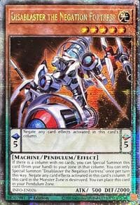 Disablaster the Negation Fortress (Quarter Century Secret Rare): The Infinite Forbidden