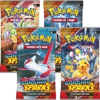Surging Sparks Booster Pack Art Bundle [Set of 4]: Surging Sparks