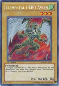 Elemental HERO Avian (Alternate Art): Legendary Collection 2