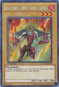 Elemental HERO Burstinatrix (Alternate Art): Legendary Collection 2