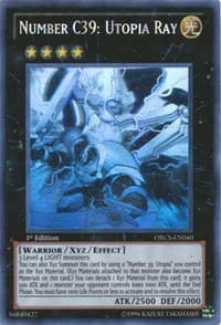 Number C39: Utopia Ray (Ghost Rare): Order of Chaos