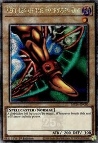 Left Leg of the Forbidden One (Quarter Century Secret Rare): 25th Anniversary Tin: Dueling Mirrors