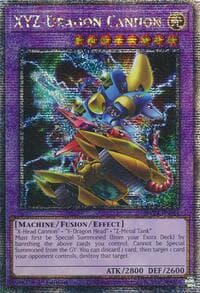XYZ-Dragon Cannon (Alternate Art) (Quarter Century Secret Rare): 25th Anniversary Tin: Dueling Mirrors