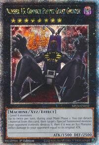 Number 15: Gimmick Puppet Giant Grinder (Quarter Century Secret Rare): 25th Anniversary Tin: Dueling Mirrors