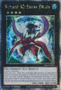 Number 32: Shark Drake (Quarter Century Secret Rare): 25th Anniversary Tin: Dueling Mirrors
