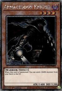 Armageddon Knight (Platinum Secret Rare): Quarter Century Bonanza