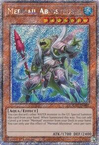 Mermail Abyssteus (Platinum Secret Rare): Quarter Century Bonanza
