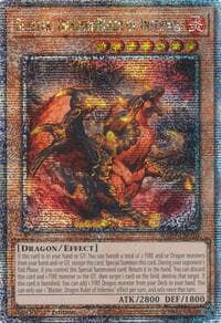 Blaster, Dragon Ruler of Infernos (Quarter Century Secret Rare): Quarter Century Bonanza