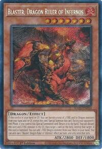 Blaster, Dragon Ruler of Infernos (Secret Rare): Quarter Century Bonanza