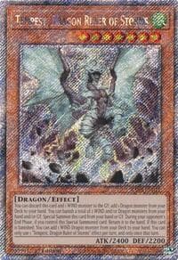 Tempest, Dragon Ruler of Storms (Platinum Secret Rare): Quarter Century Bonanza