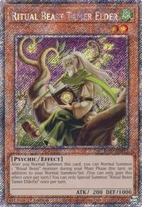 Ritual Beast Tamer Elder (Platinum Secret Rare): Quarter Century Bonanza