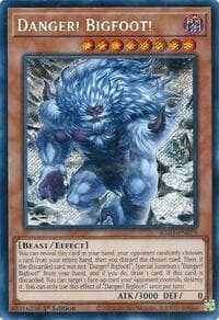 Danger! Bigfoot! (Alternate Art) (Secret Rare): Quarter Century Bonanza