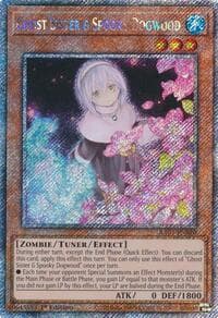 Ghost Sister & Spooky Dogwood (Alternate Art) (Platinum Secret Rare): Quarter Century Bonanza