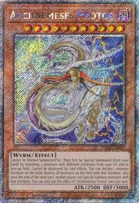 Archnemeses Protos (Platinum Secret Rare): Quarter Century Bonanza