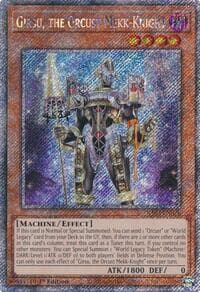 Girsu, the Orcust Mekk-Knight (Platinum Secret Rare): Quarter Century Bonanza