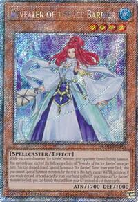 Revealer of the Ice Barrier (Platinum Secret Rare): Quarter Century Bonanza