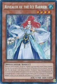 Revealer of the Ice Barrier (Secret Rare): Quarter Century Bonanza
