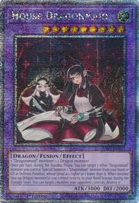 House Dragonmaid (Alternate Art) (Quarter Century Secret Rare): Quarter Century Bonanza