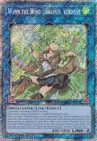 Wynn the Wind Charmer, Verdant (Platinum Secret Rare): Quarter Century Bonanza