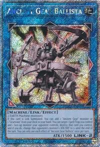 Ancient Gear Ballista (Platinum Secret Rare): Quarter Century Bonanza