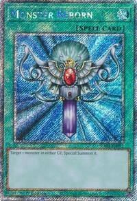 Monster Reborn (Platinum Secret Rare): Quarter Century Bonanza
