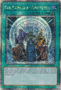 Six Samurai United (Quarter Century Secret Rare): Quarter Century Bonanza