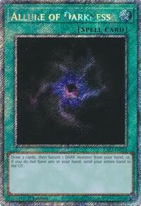 Allure of Darkness (Platinum Secret Rare): Quarter Century Bonanza