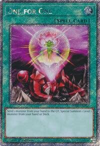 One for One (Platinum Secret Rare): Quarter Century Bonanza