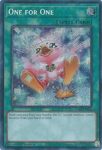 One for One (Alternate Art) (Secret Rare): Quarter Century Bonanza