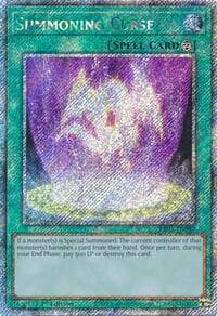 Summoning Curse (Platinum Secret Rare): Quarter Century Bonanza